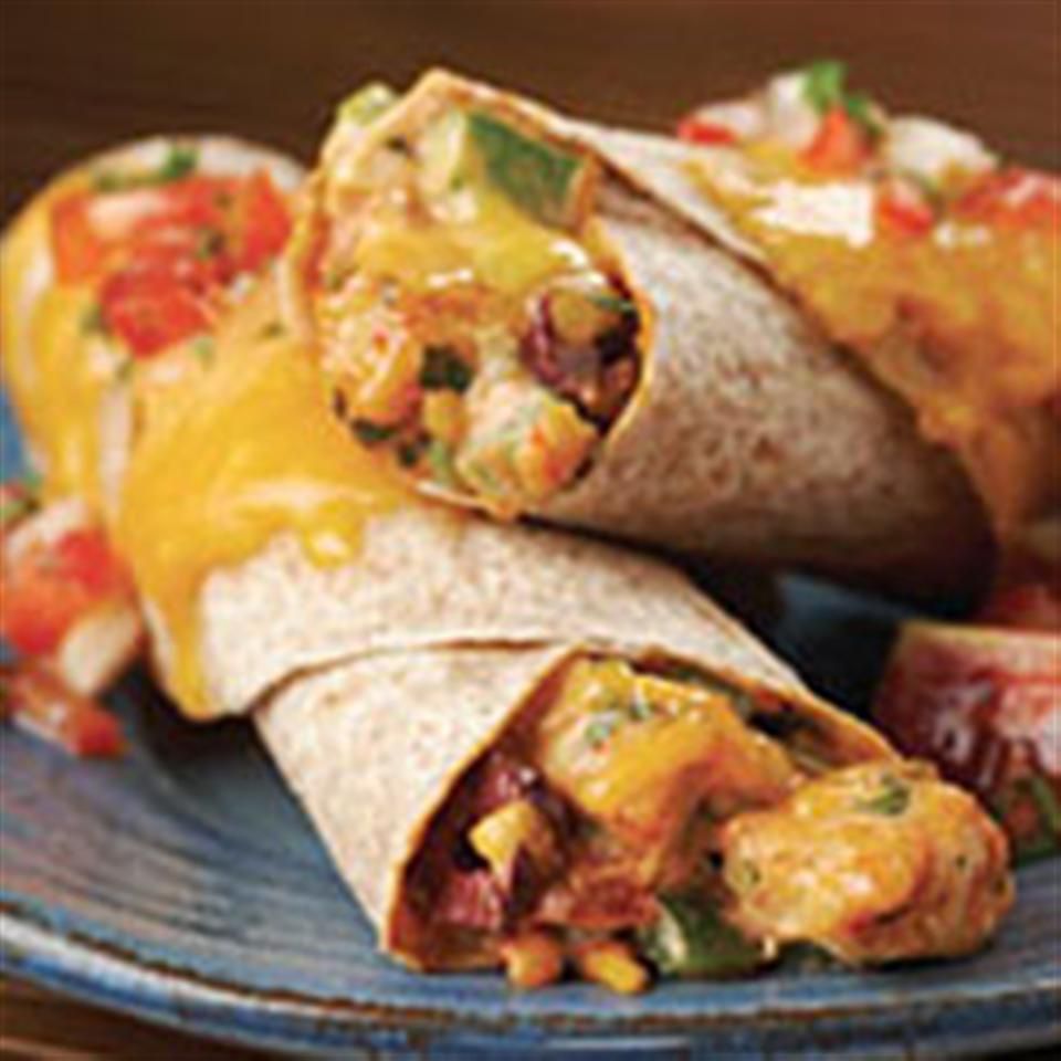 Spicy Chicken Burritos
