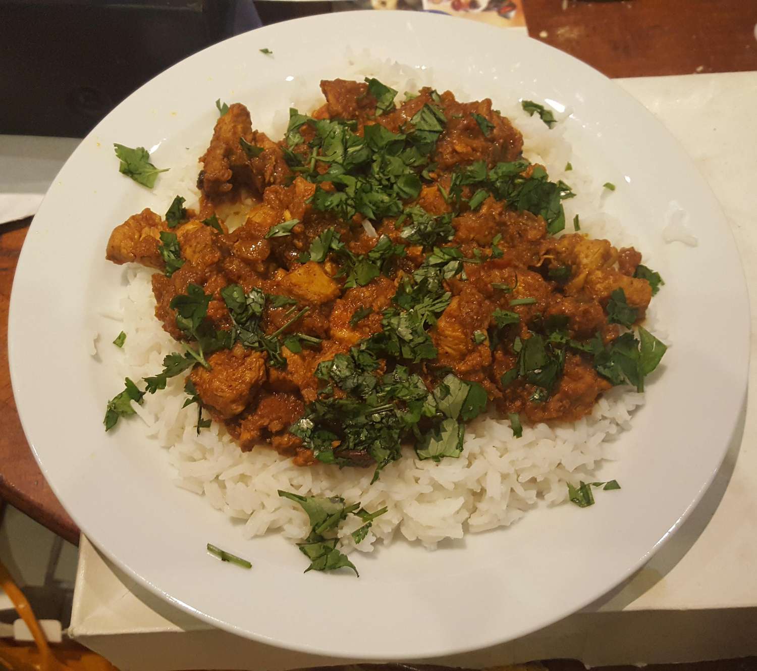 Spicy Chicken Madras Curry