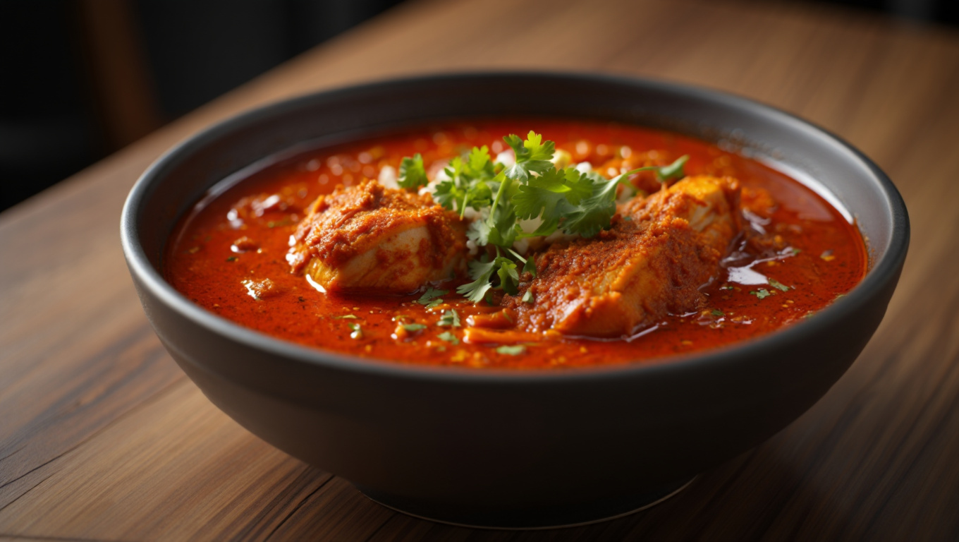 Spicy Chicken Phaal Curry