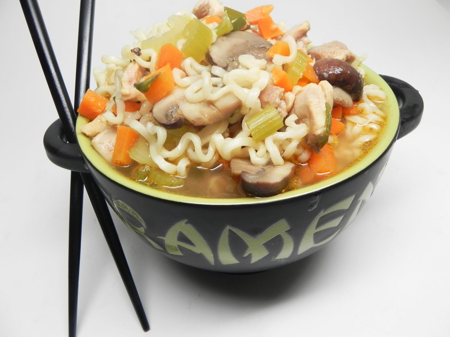 Spicy Chicken Ramen with Bok Choy