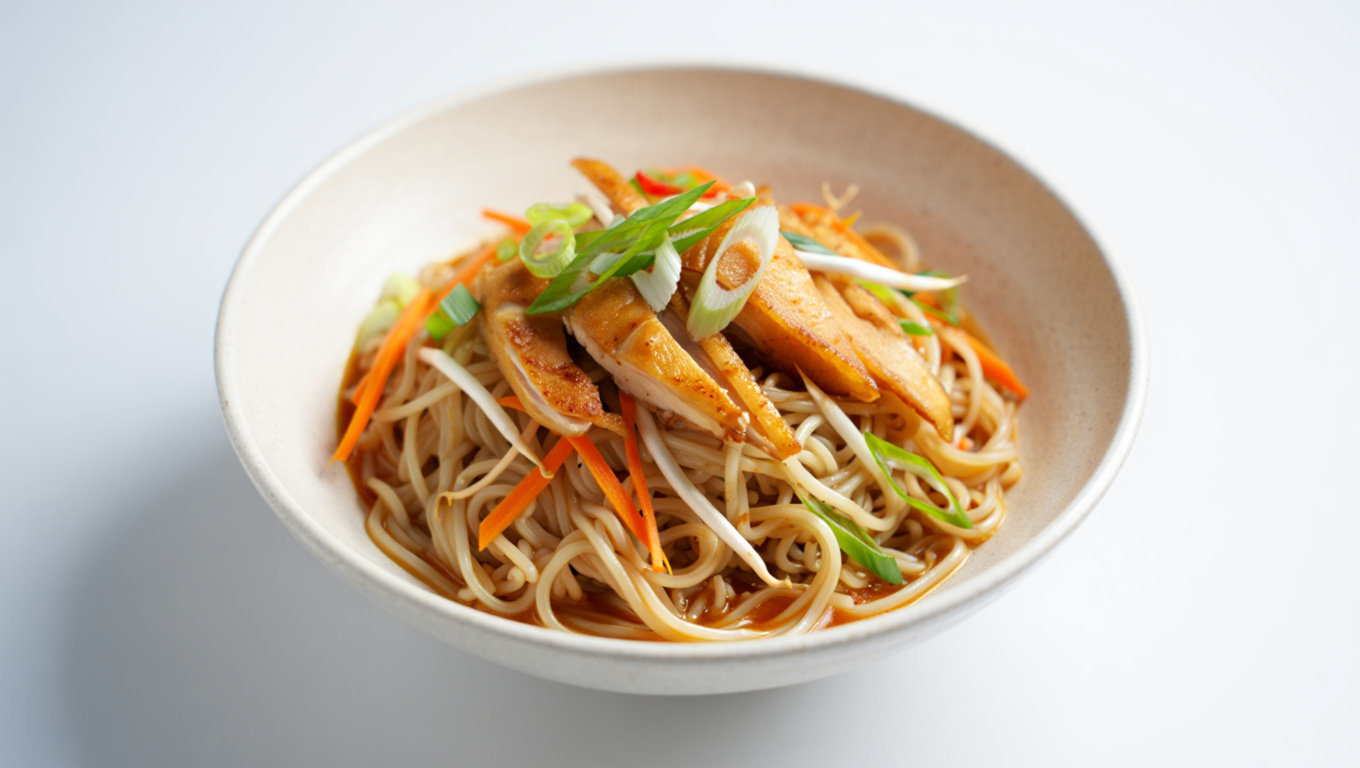 Spicy Chicken Rice Noodles