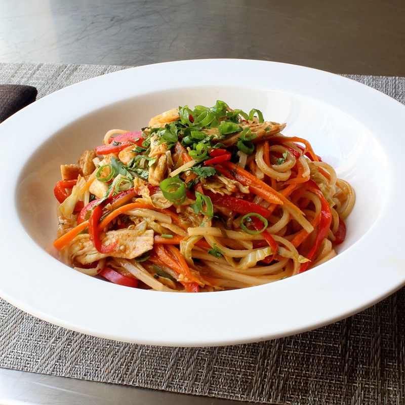 Spicy Chicken Rice Noodles