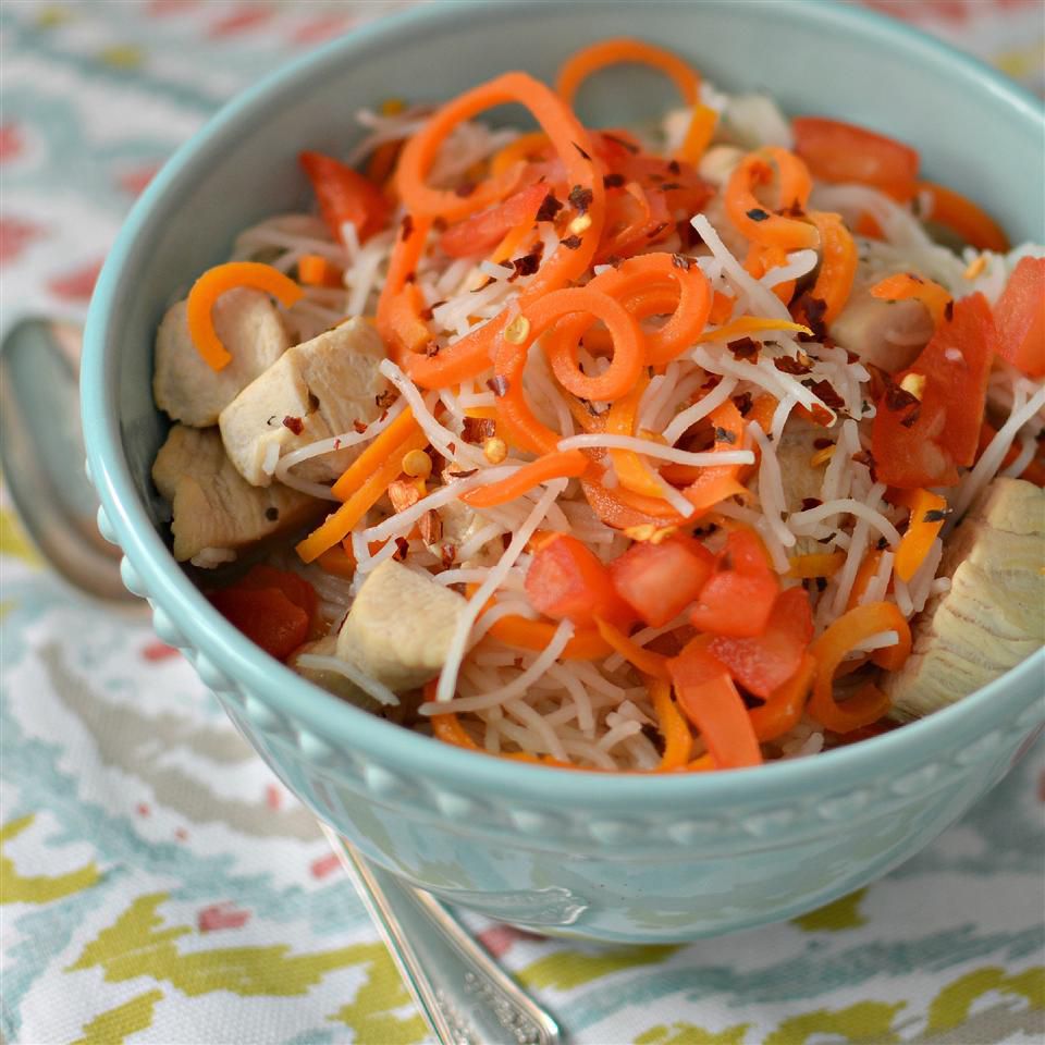 Spicy Chicken Soup with Noodles