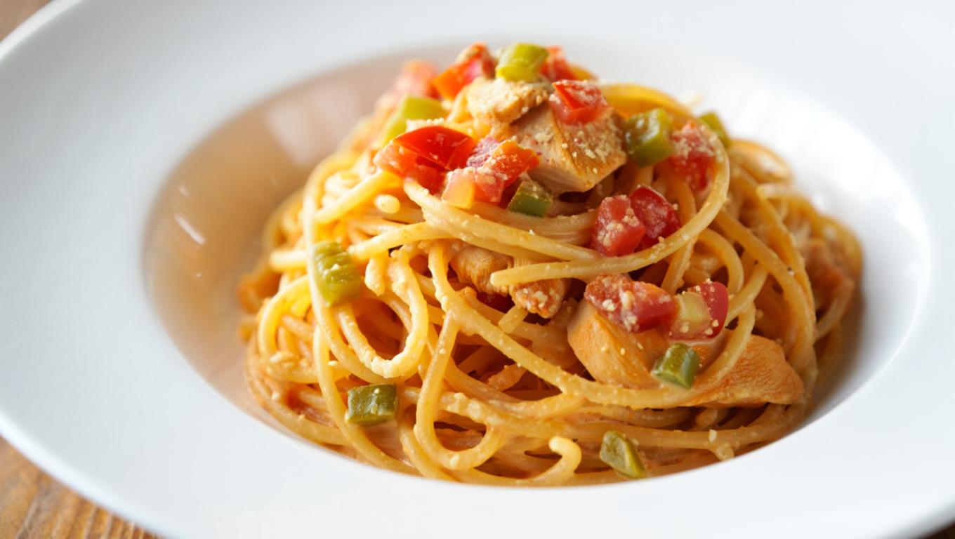 Spicy Chicken Spaghetti