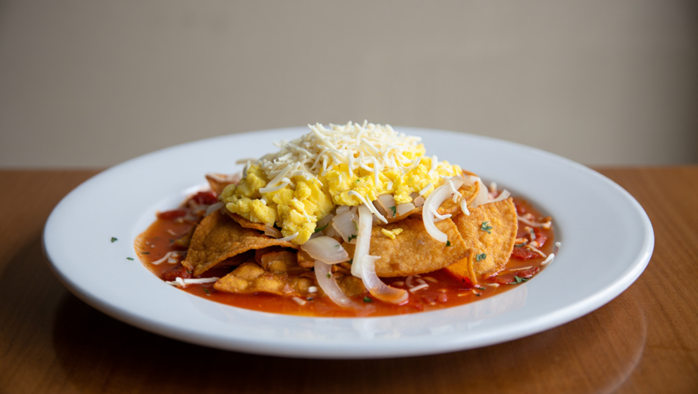 Spicy Chilaquiles
