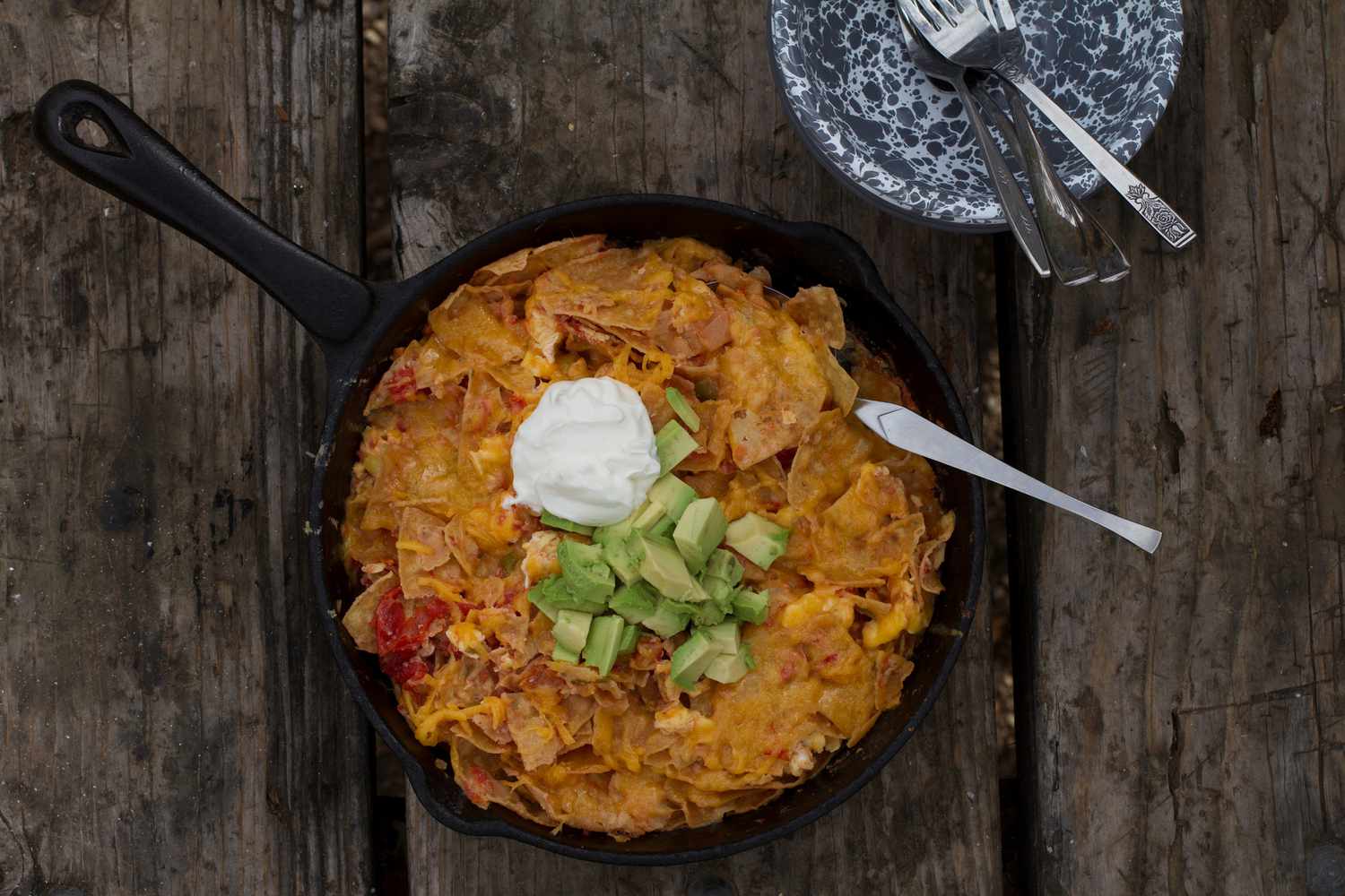 Spicy Chilaquiles