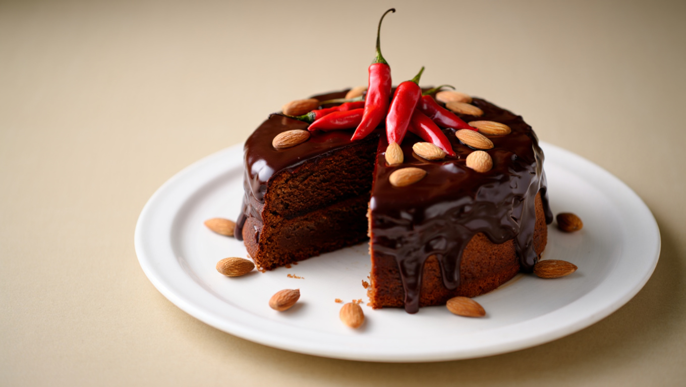 Spicy Chocolate Chile Cake