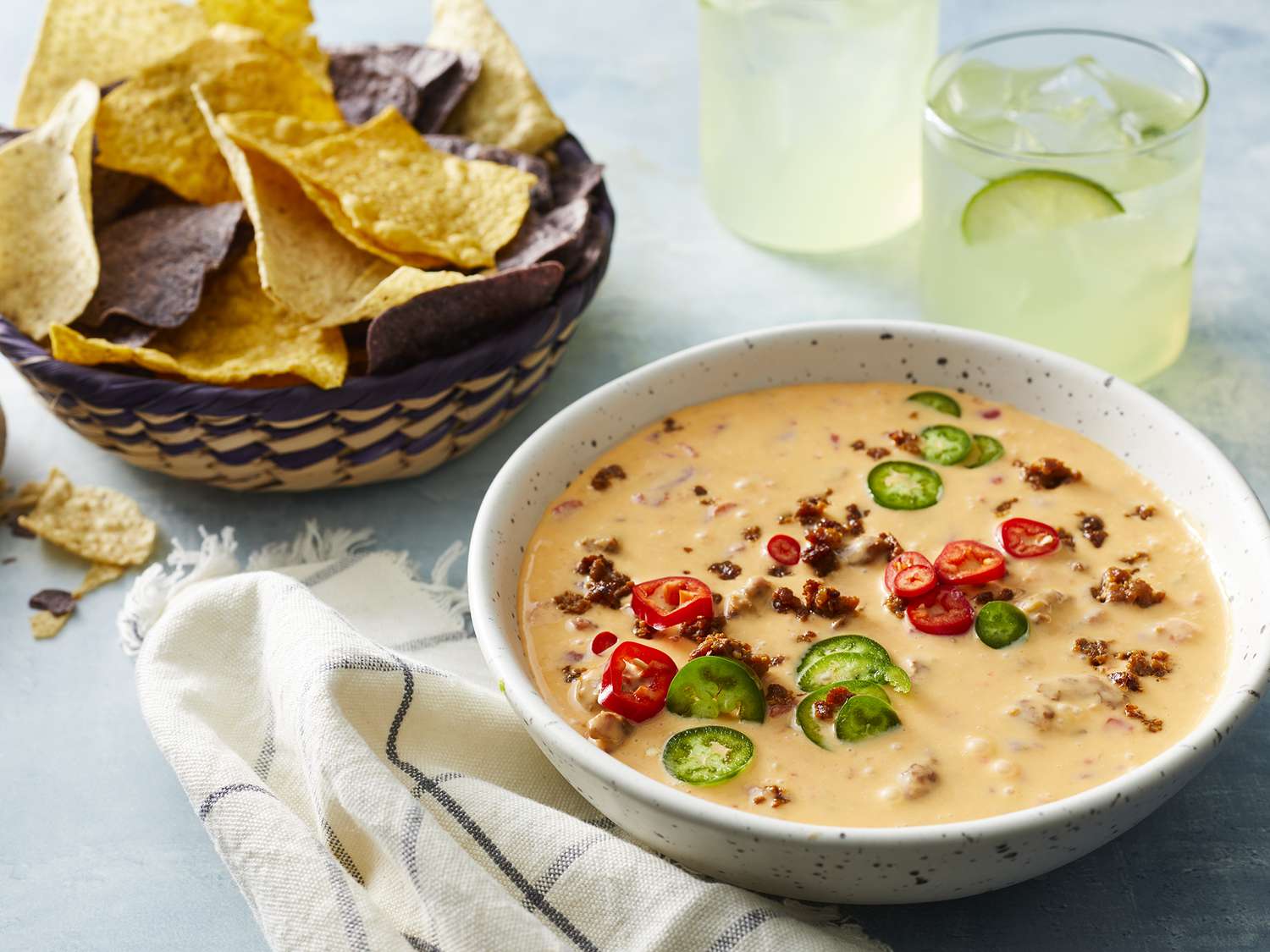 Spicy Chorizo Cheese Dip