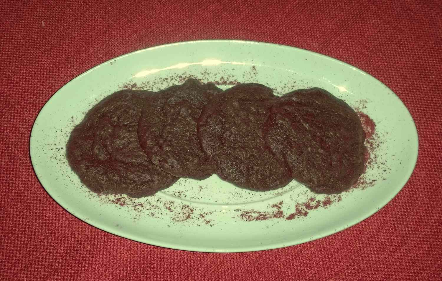 Spicy Coconut Hot Chocolate Cookies