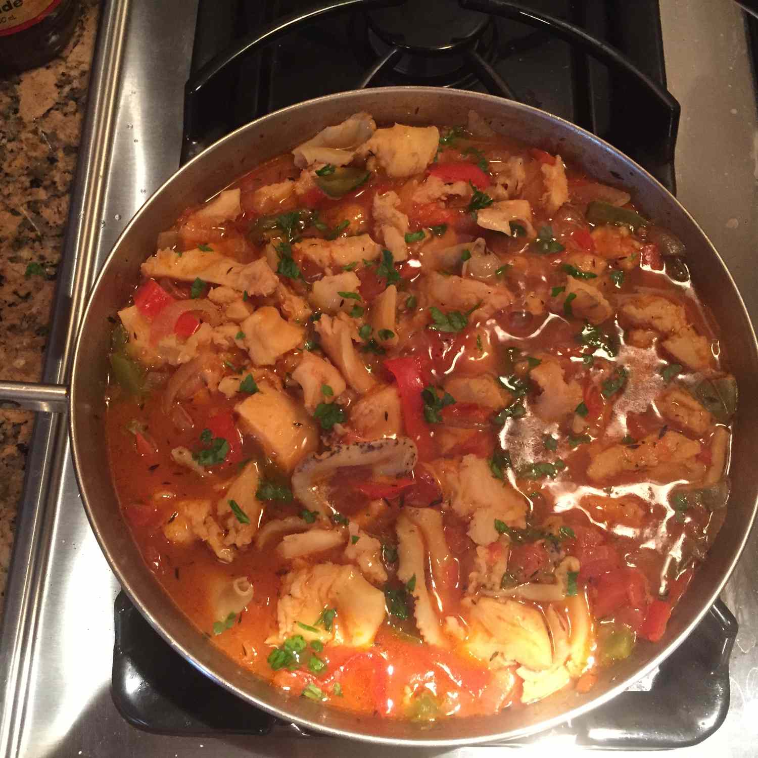 Spicy Conch with Tomato Sauce