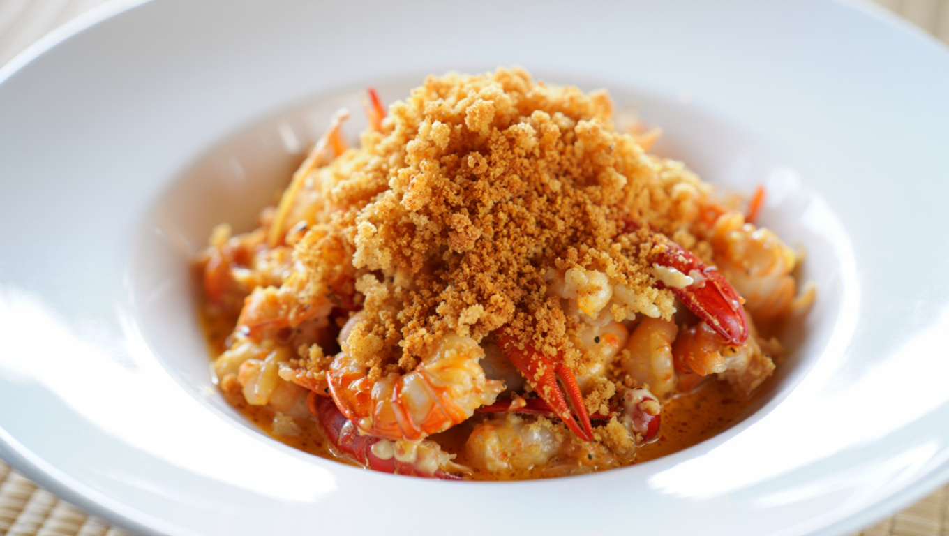 Spicy Crawfish Bake
