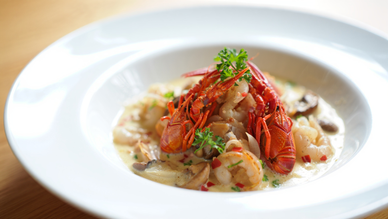 Spicy Crawfish Thermidor