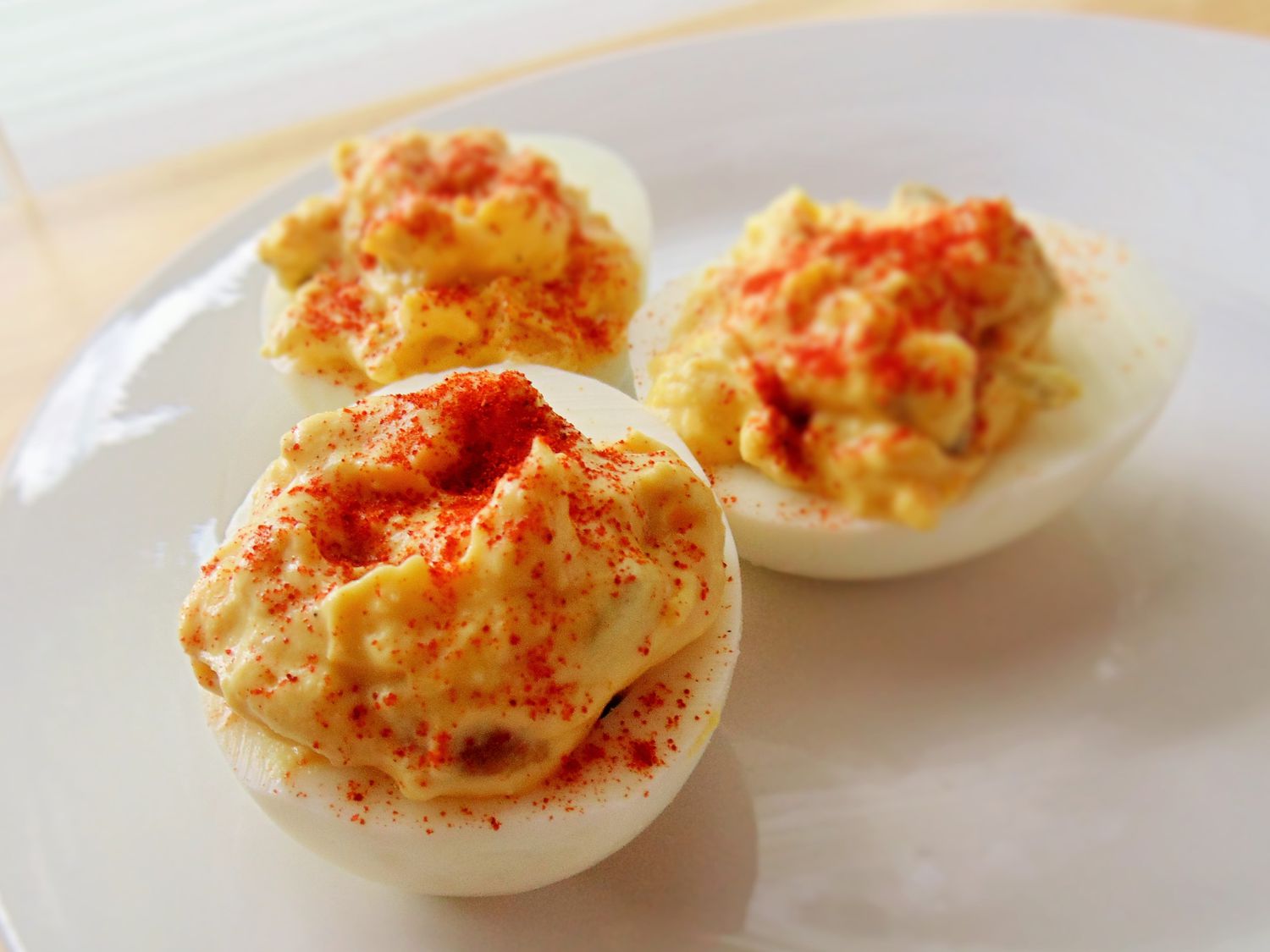 Spicy Creamy Deviled Eggs