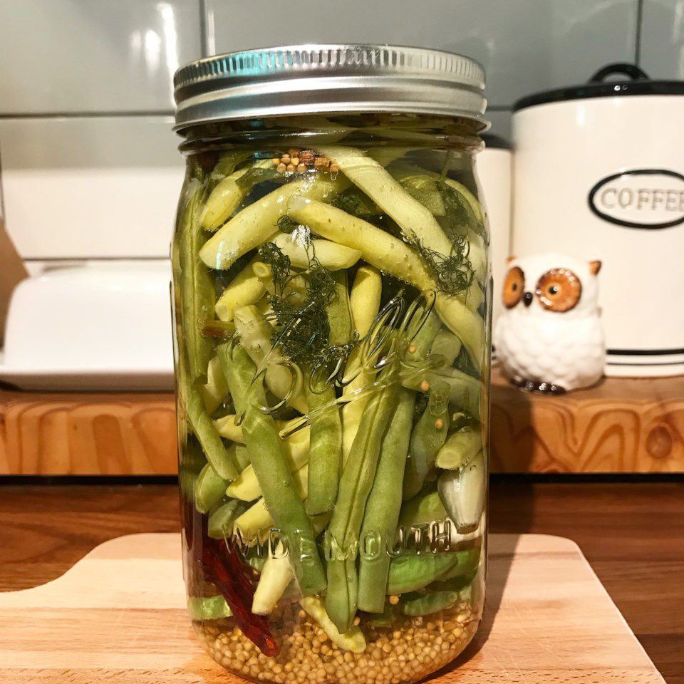 Spicy Dilled Green Beans