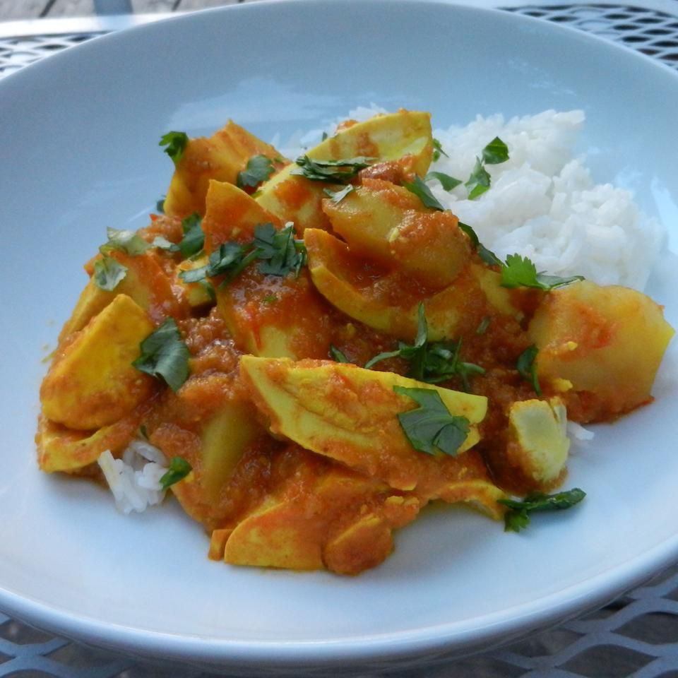 Spicy Egg and Potato Stew