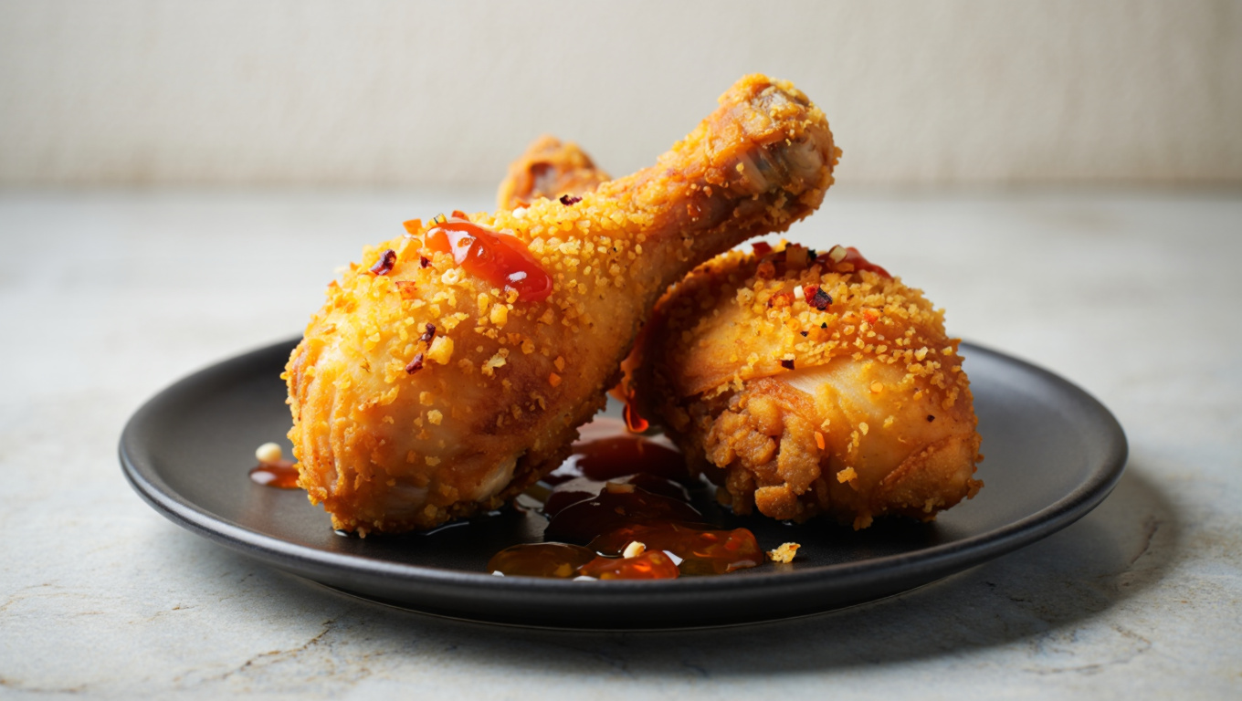 Spicy Fried Chicken Drumsticks