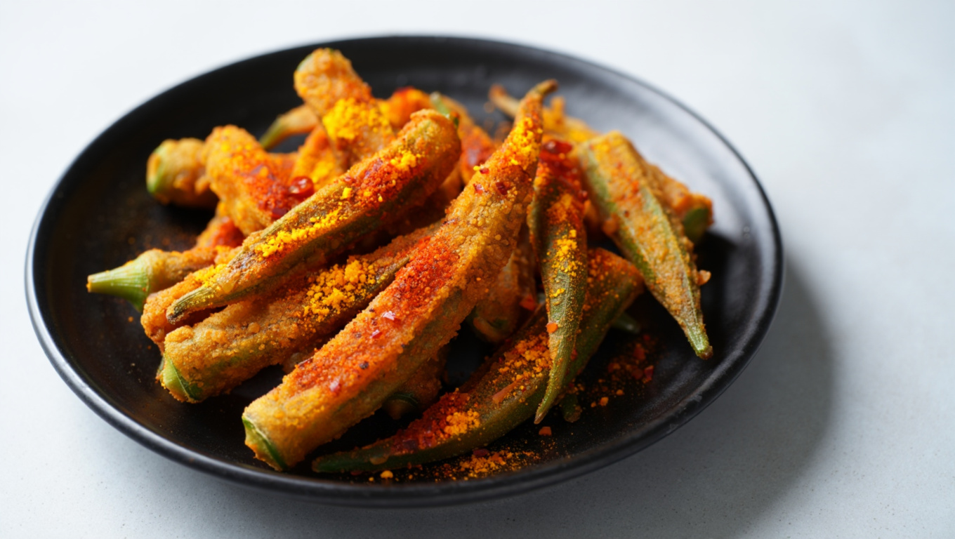 Spicy Fried Okra