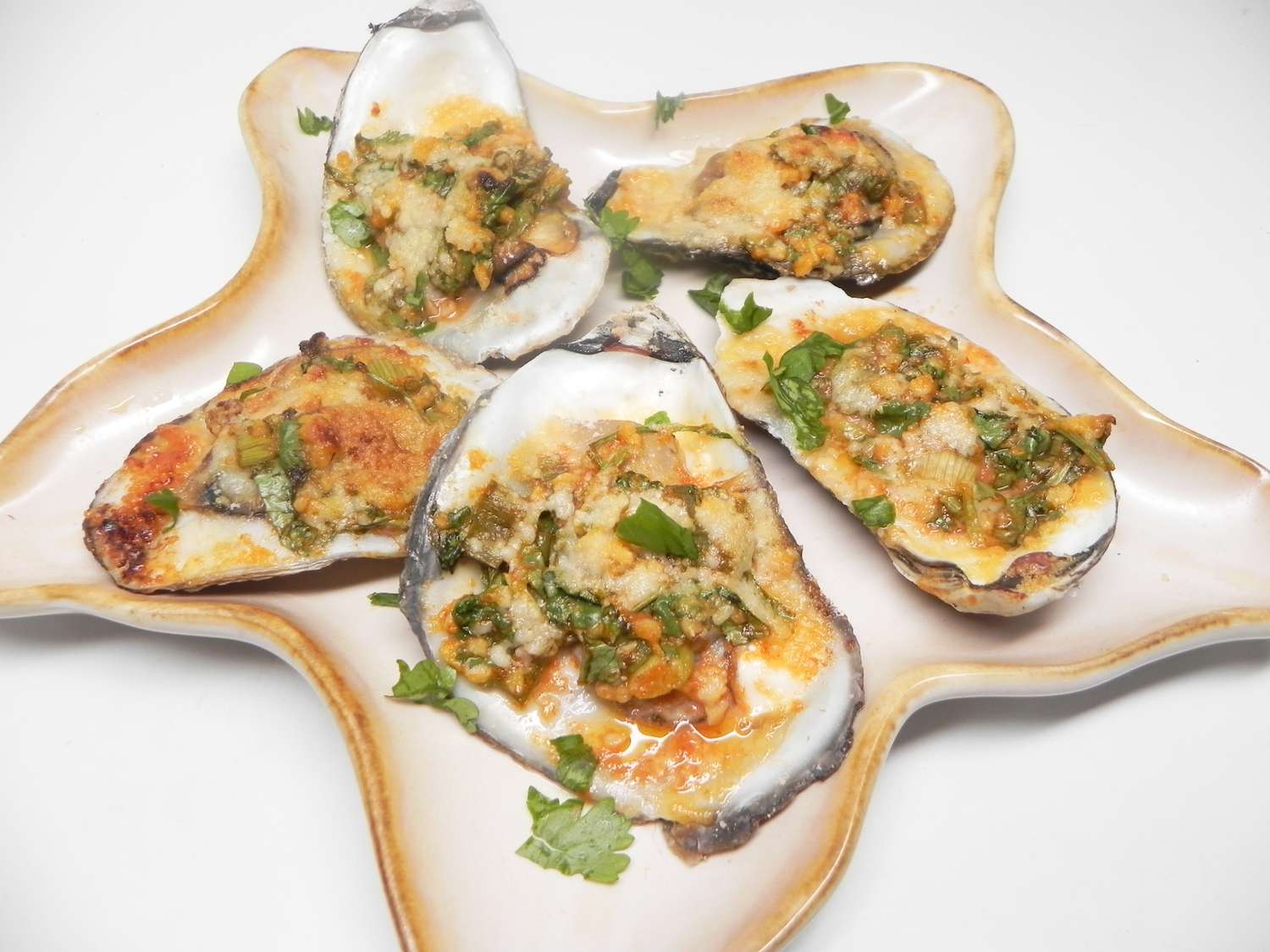 Spicy Grilled Oysters