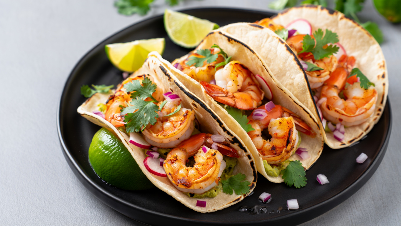 Spicy Grilled Shrimp Tacos