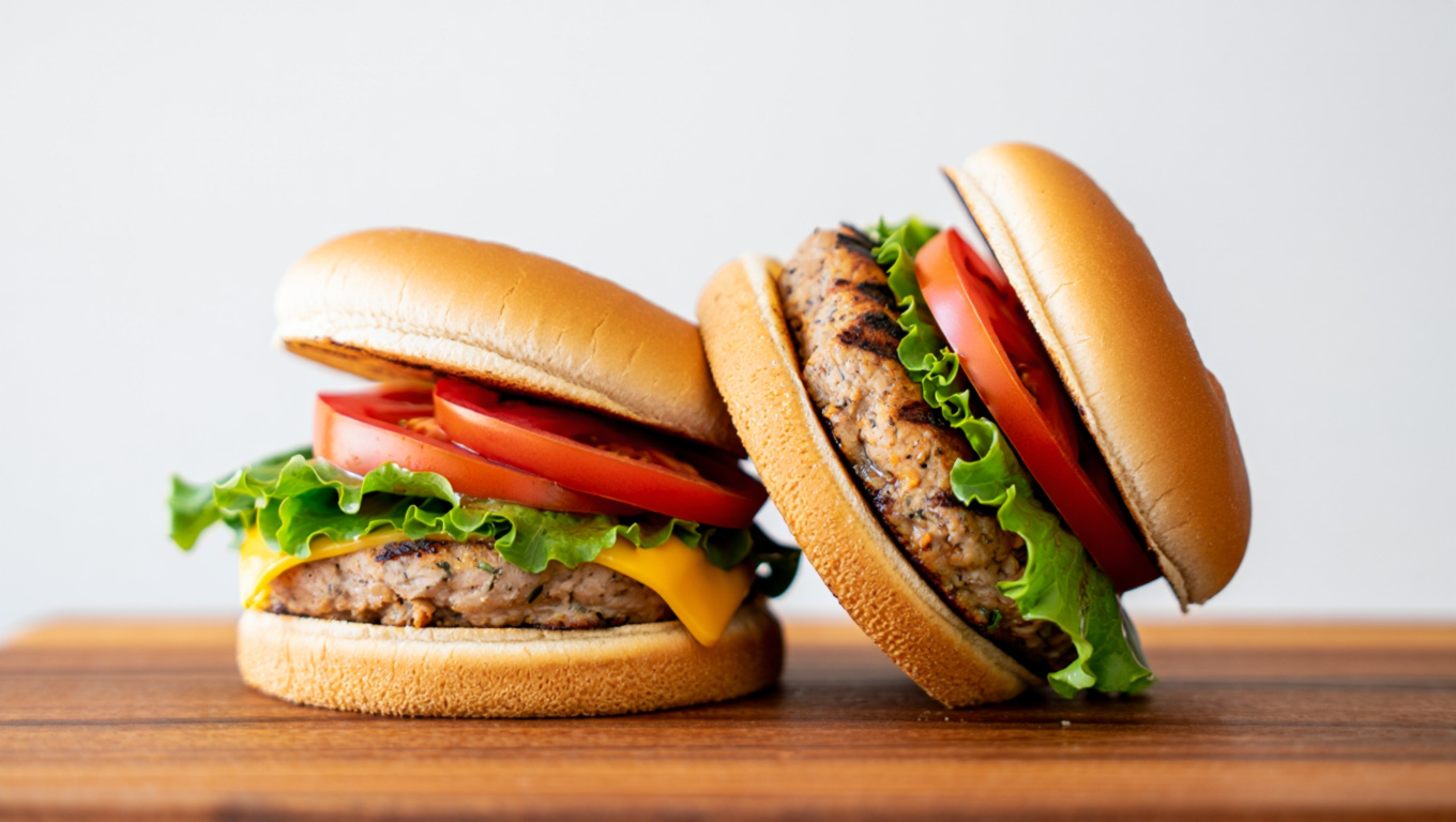 Spicy Grilled Turkey Burgers