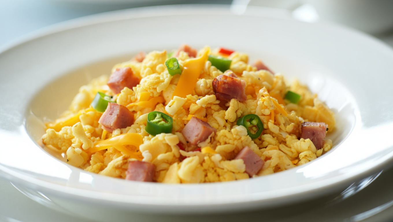Spicy Ham and Egg Scramble