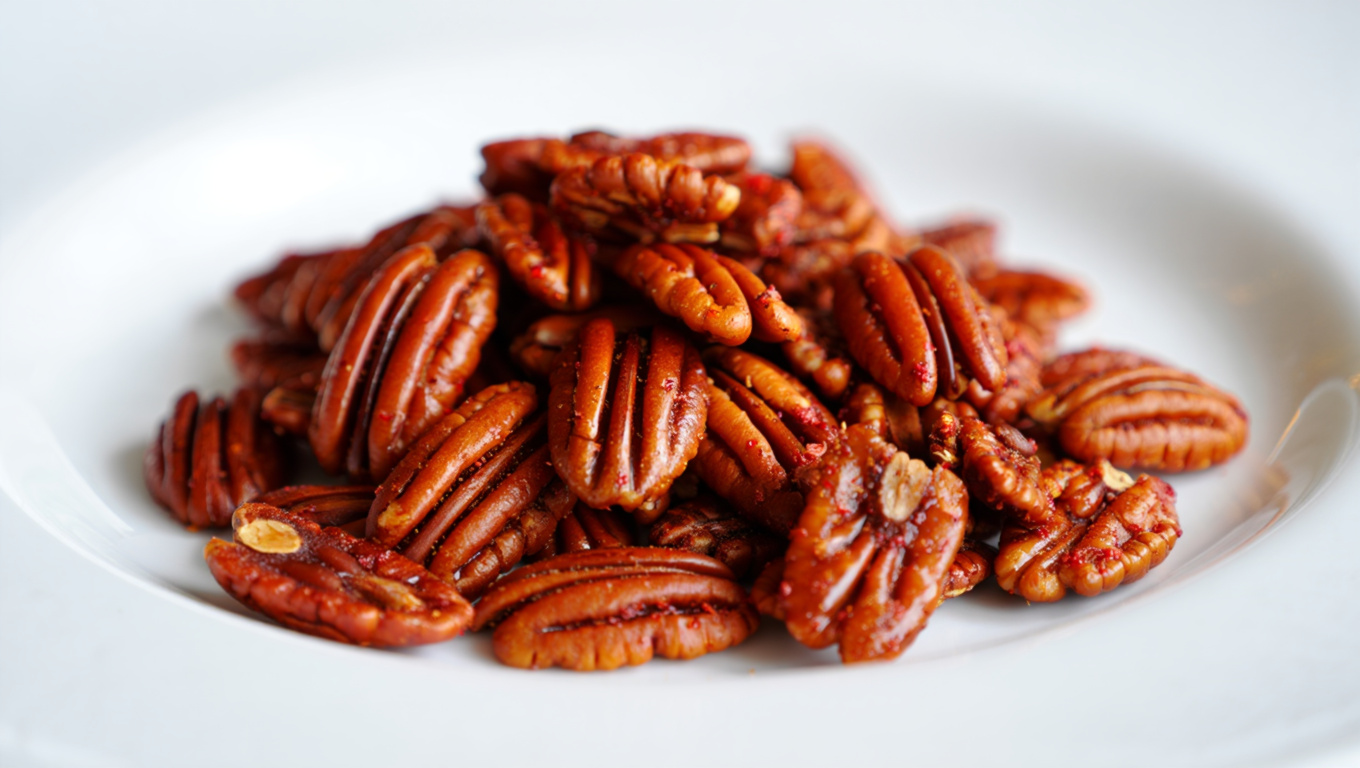 Spicy Holiday Pecans