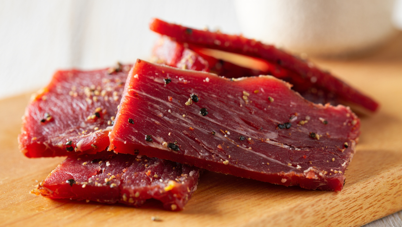 Spicy Homemade Ground Beef Jerky