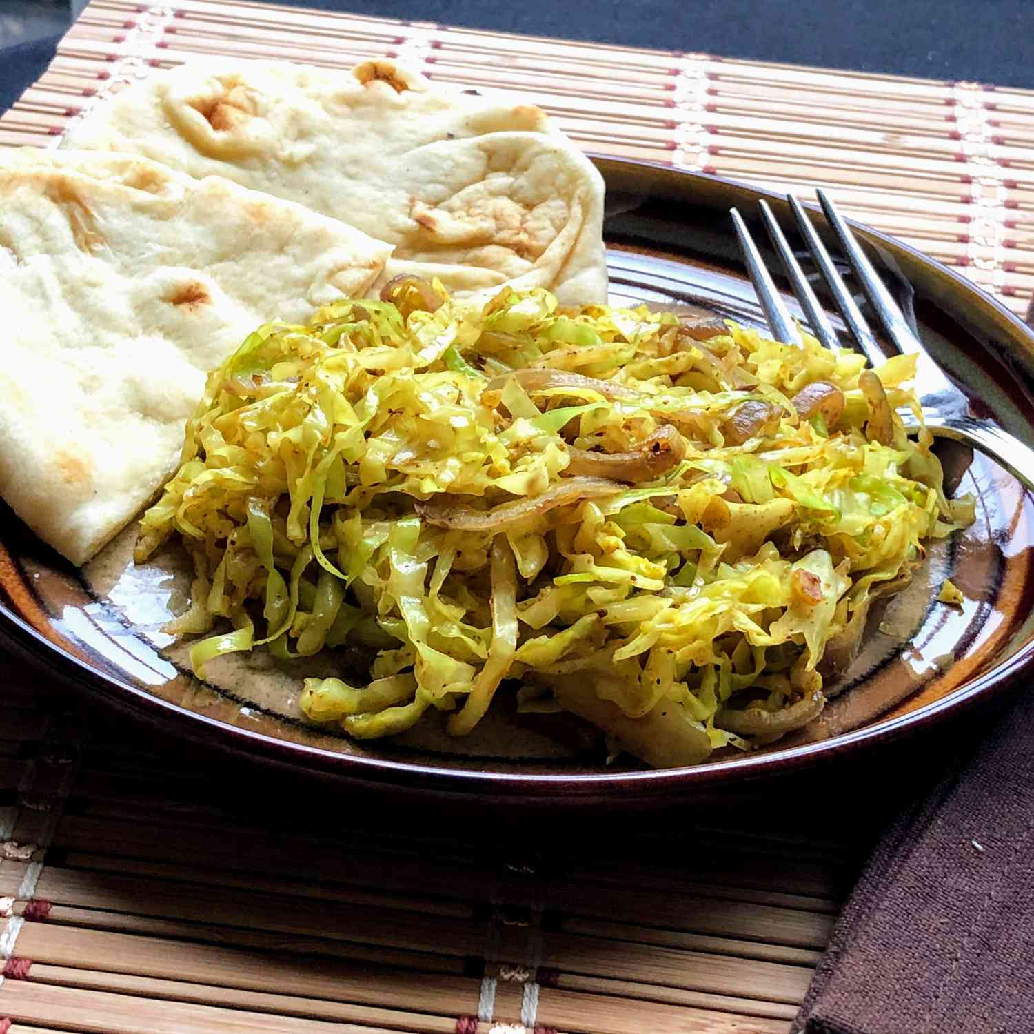 Spicy Indian Cabbage Stir-fry