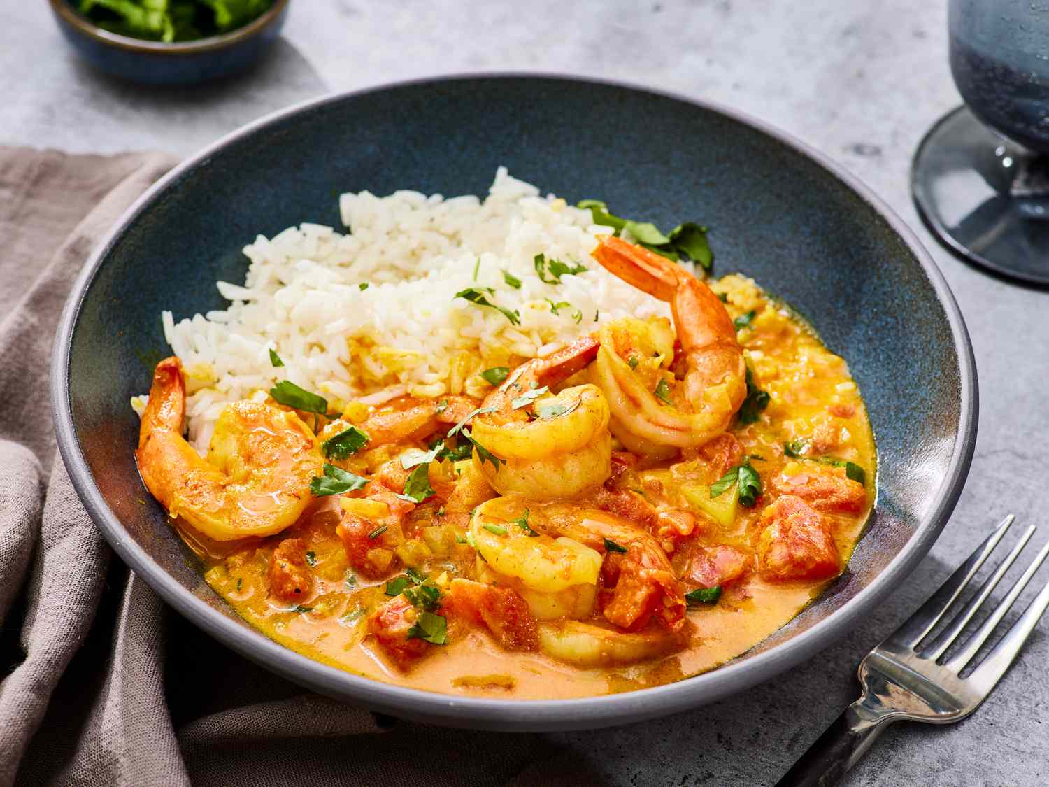 Spicy Indian Shrimp Curry