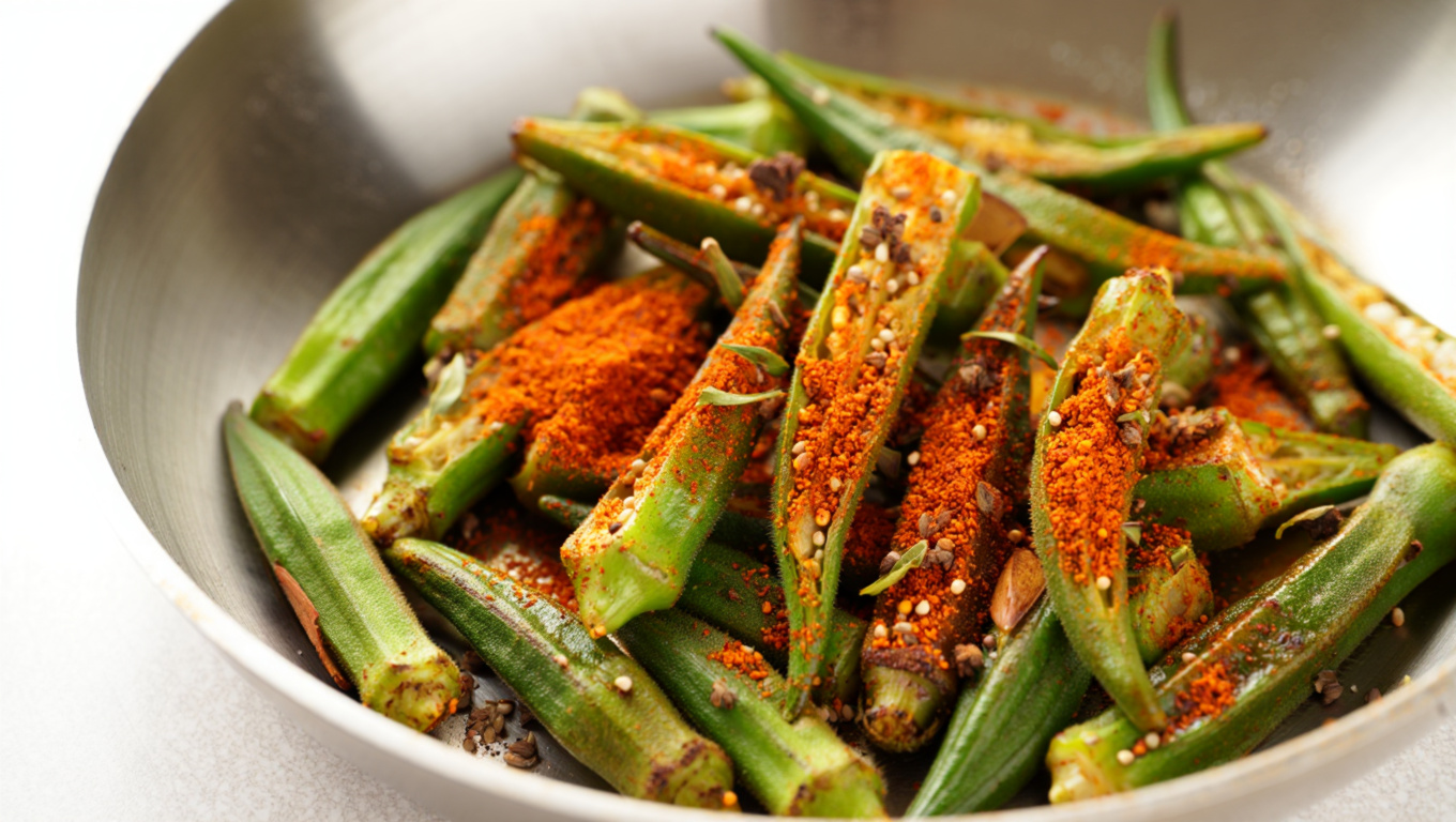 Spicy Indian-Style Okra