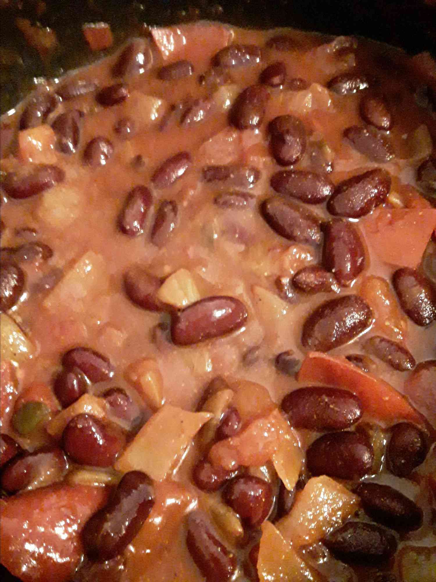 Spicy Kidney Bean Breakfast