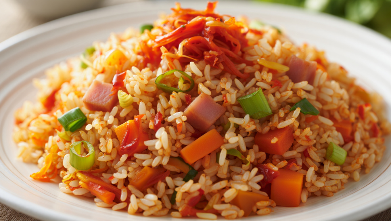 Spicy Kimchi Fried Rice