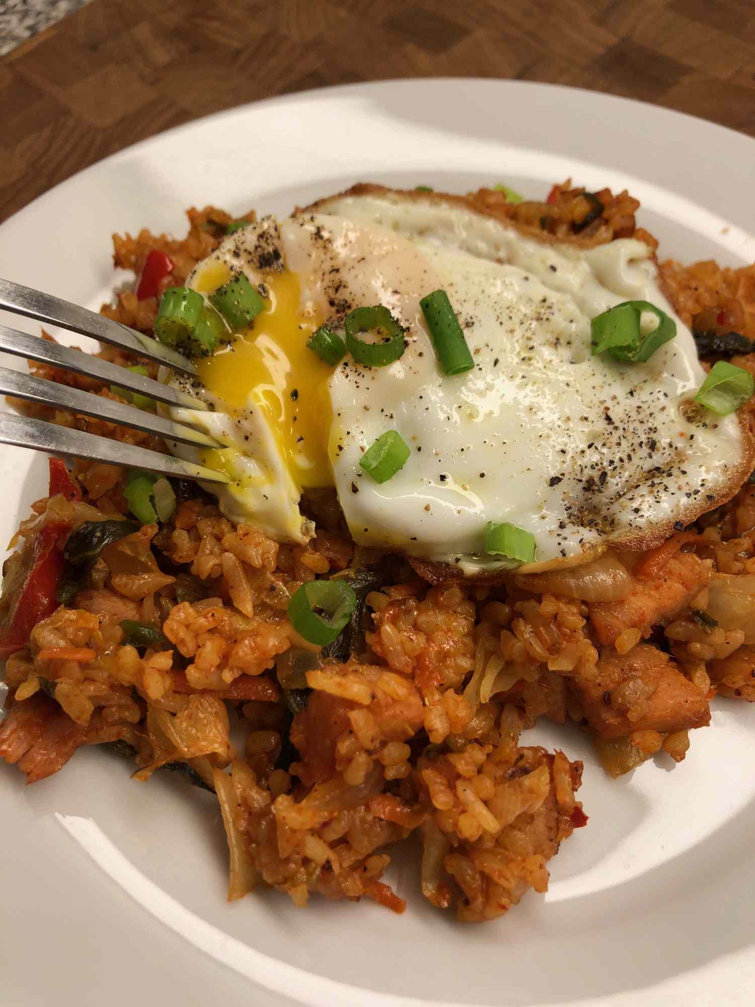 Spicy Kimchi Fried Rice
