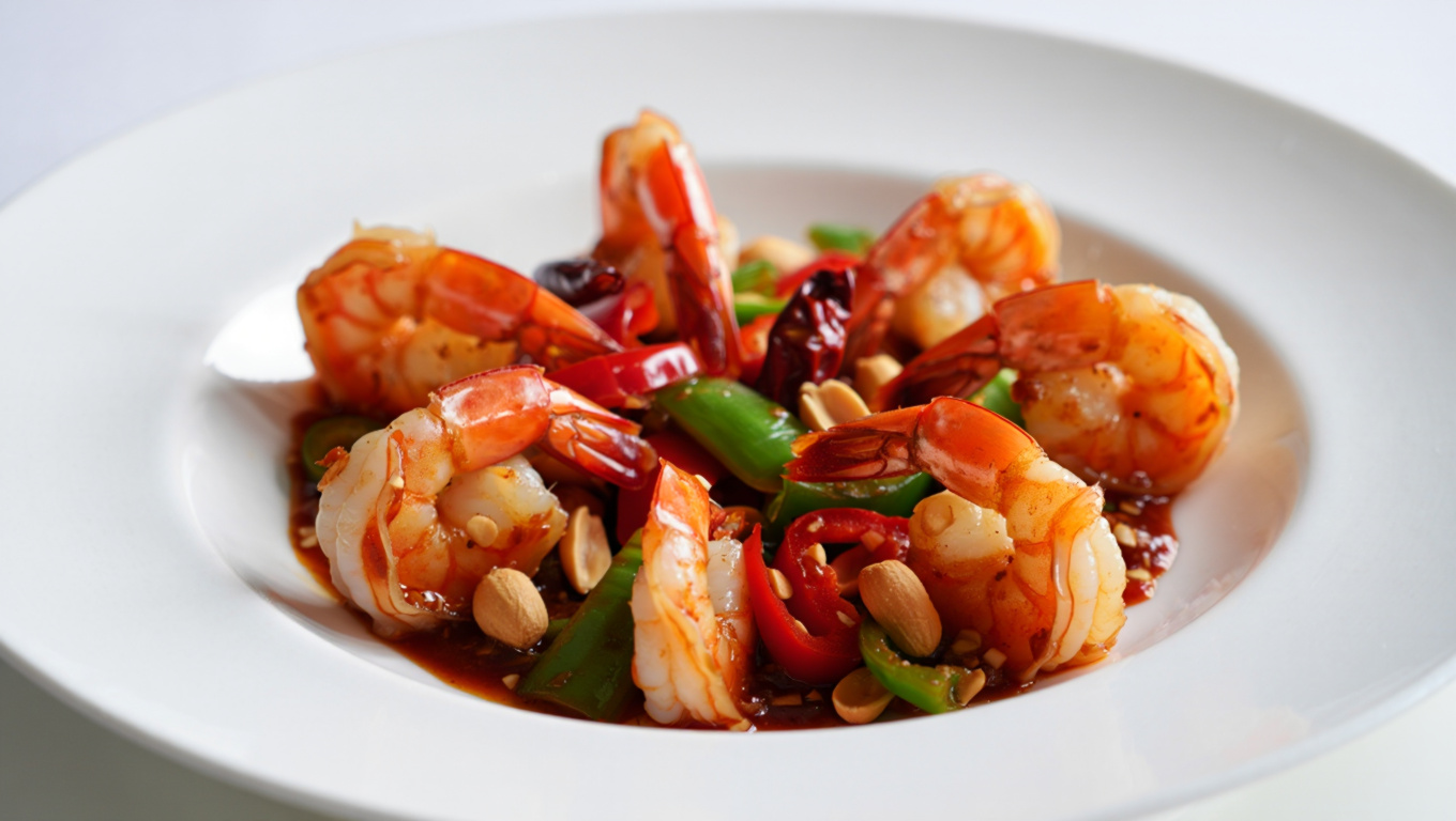 Spicy Kung Pao Shrimp