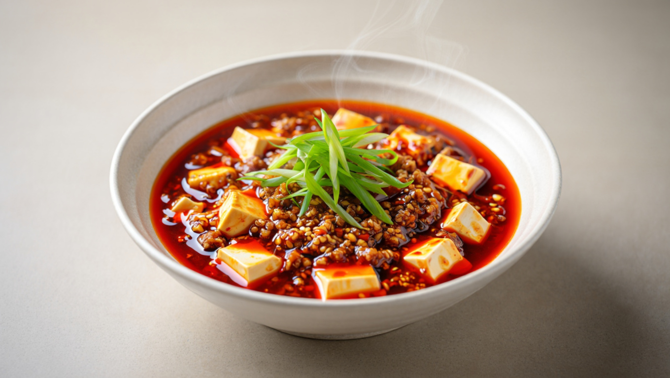 Spicy Mapo Tofu with Pork