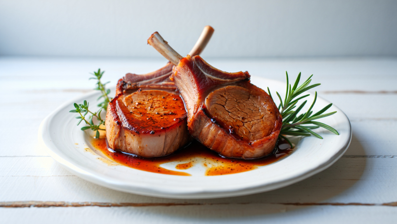 Spicy Marinated Pork Chops