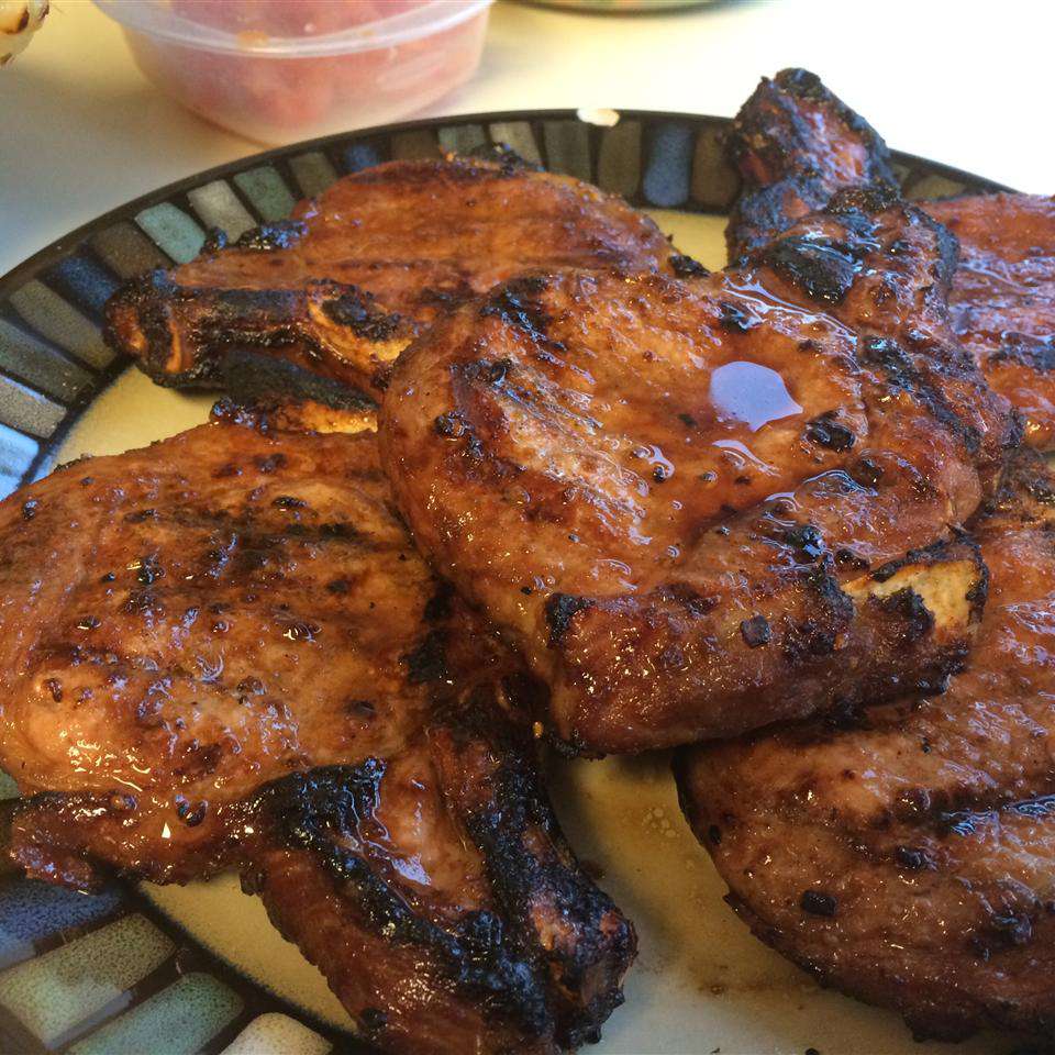 Spicy Marinated Pork Chops
