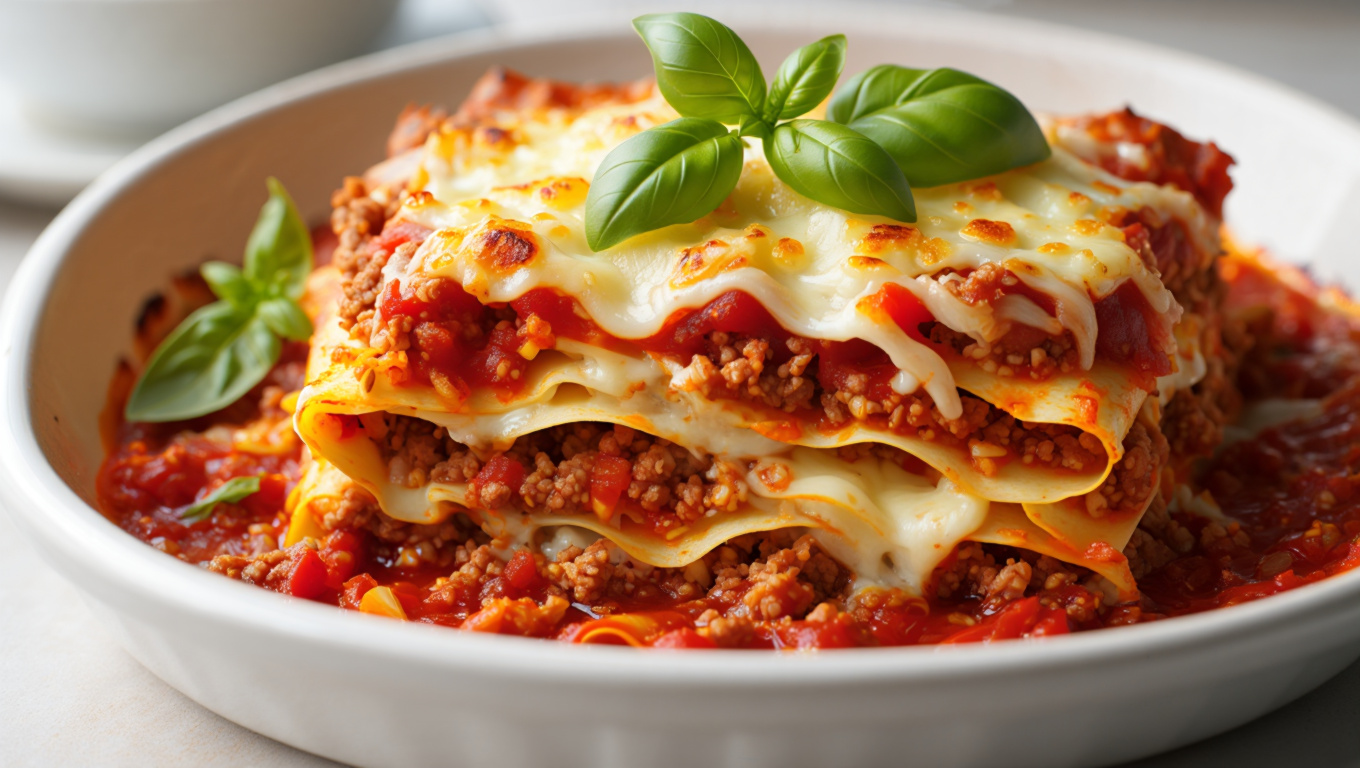 Spicy Meat Lasagna