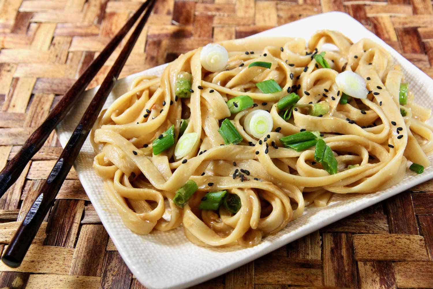 Spicy Peanut Sesame Noodles