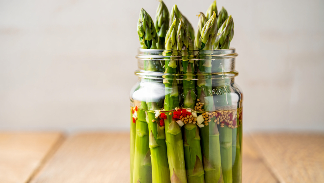 Spicy Pickled Asparagus