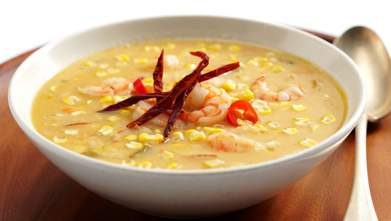 Spicy Poblano Corn Chowder