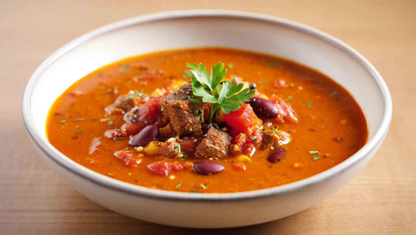 Spicy Pumpkin Beef Chili