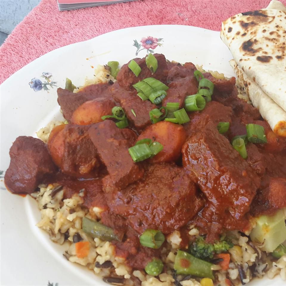 Spicy Red Chile Stew with Beef or Pork