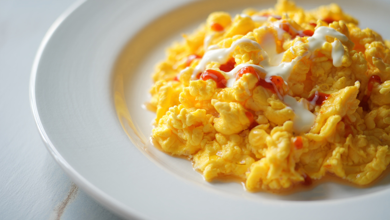 Spicy Scrambled Eggs