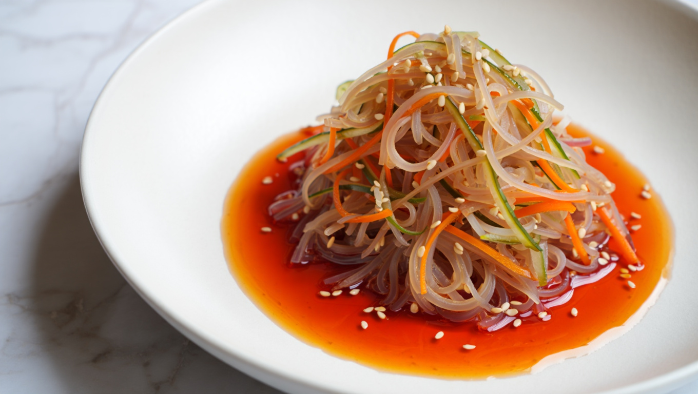 Spicy Sesame Jellyfish Salad