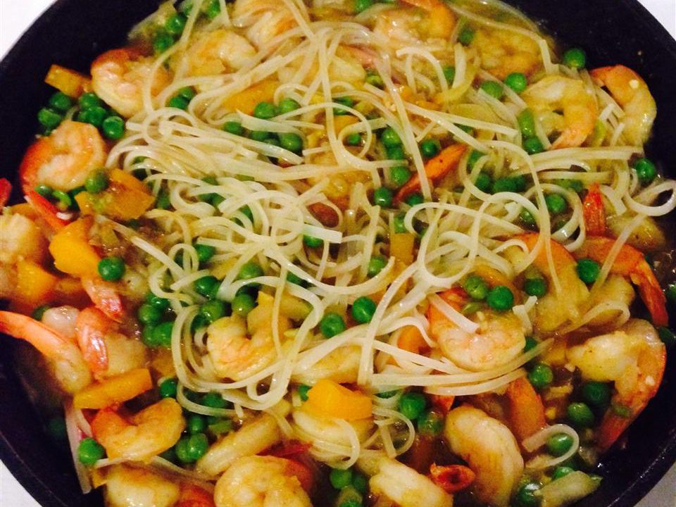 Spicy Singapore Shrimp Curry