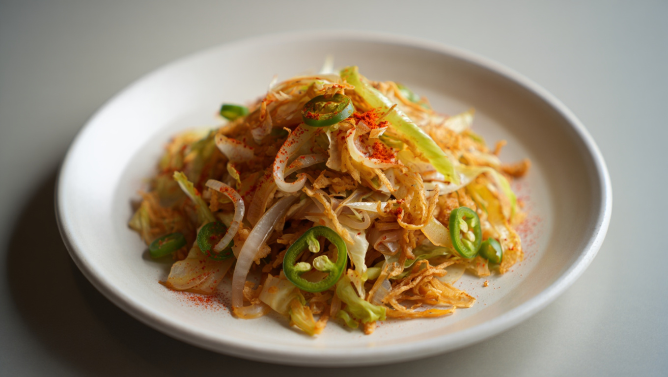 Spicy Southern Fried Cabbage