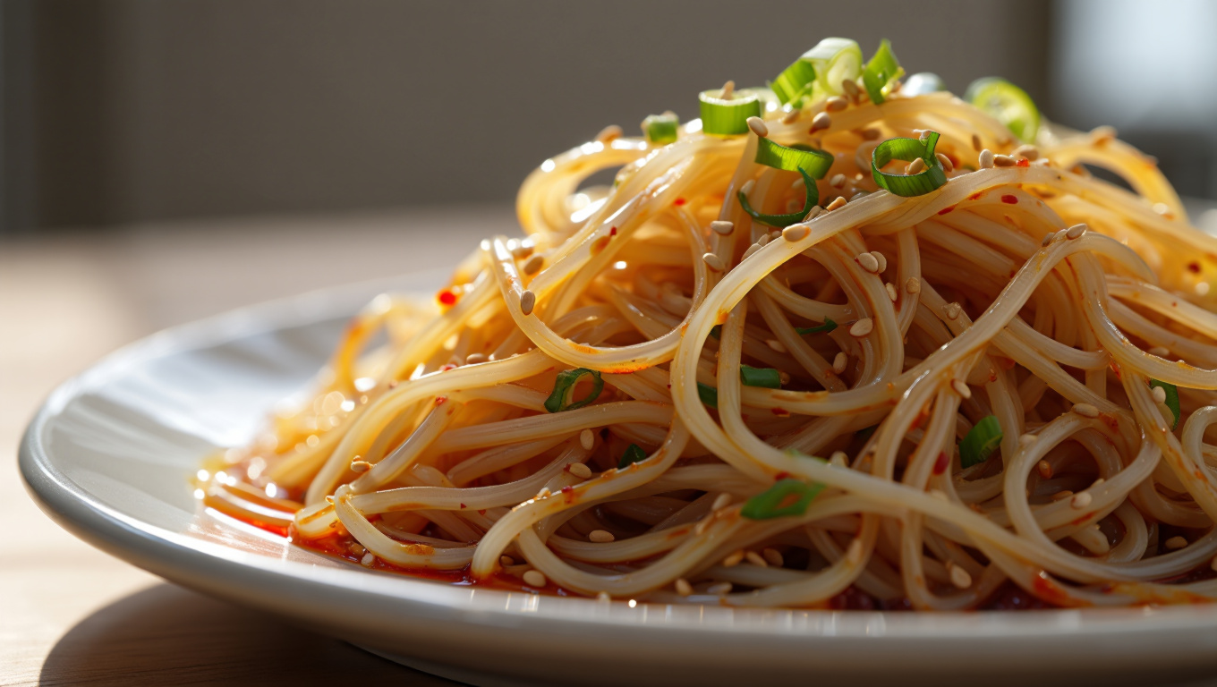 Spicy Soy Rice Vermicelli