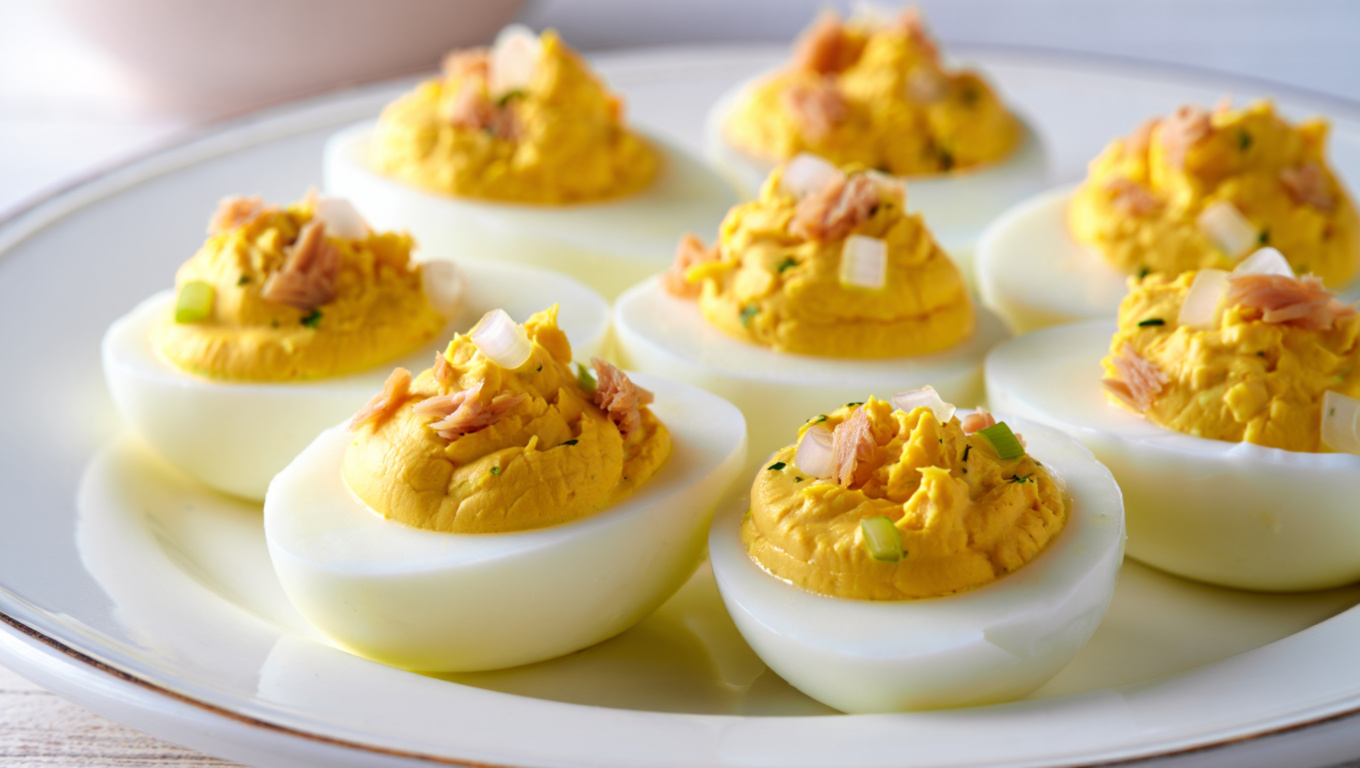 Spicy Spanish Deviled Eggs