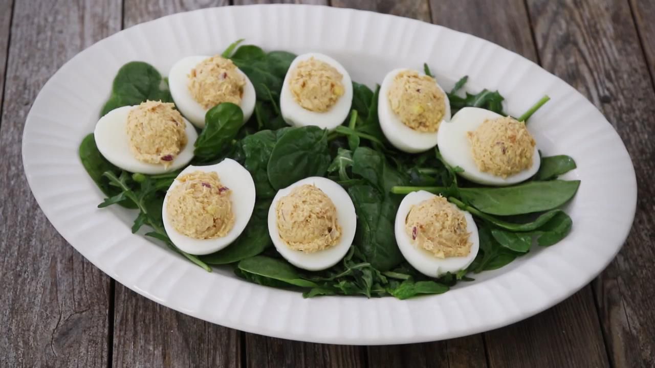 Spicy Spanish Deviled Eggs